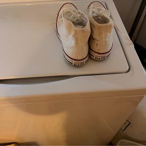 Classic White High-Top Sneakers